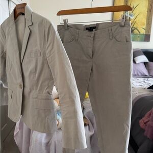Theory Beige Pantsuit